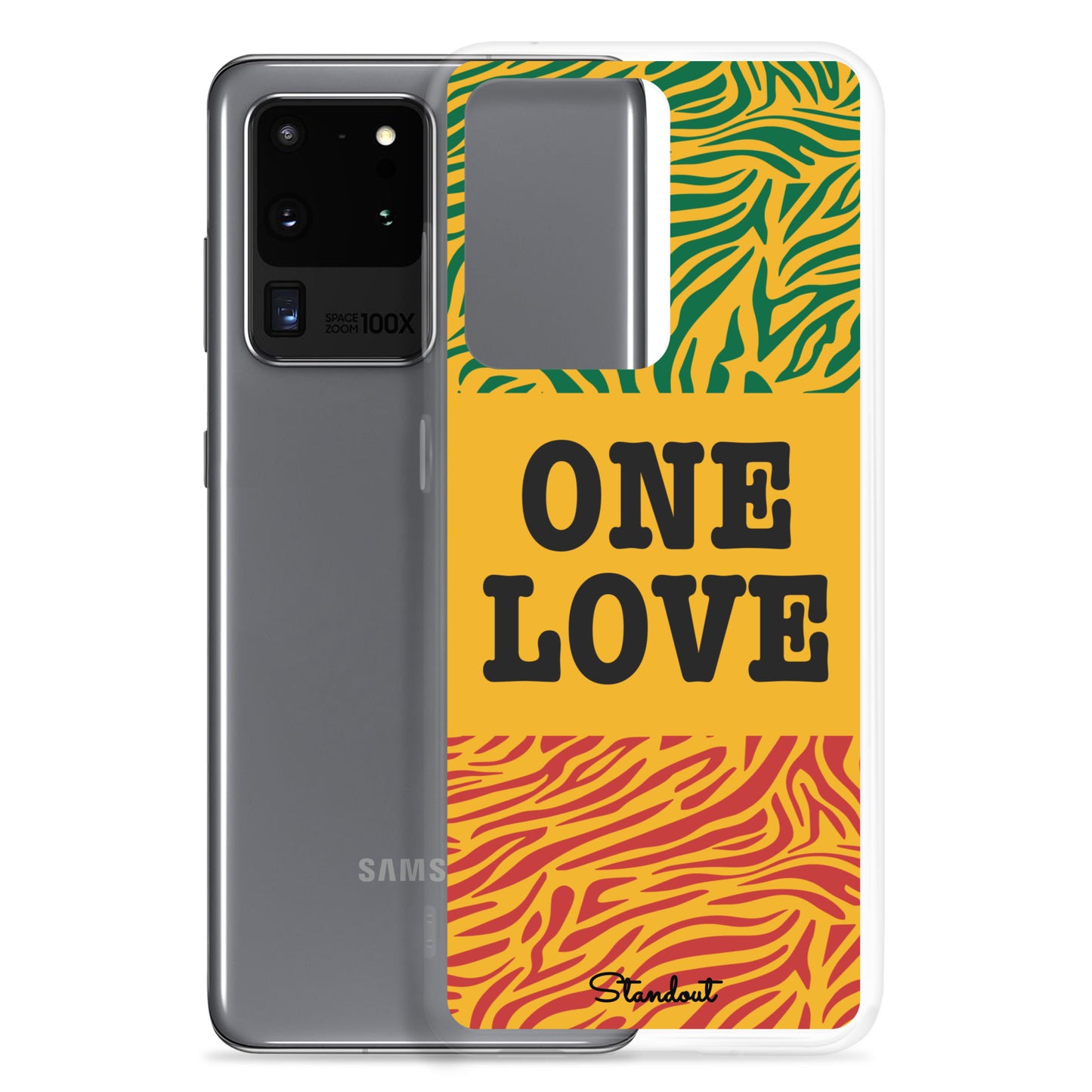 One Love Clear Case for Samsung®