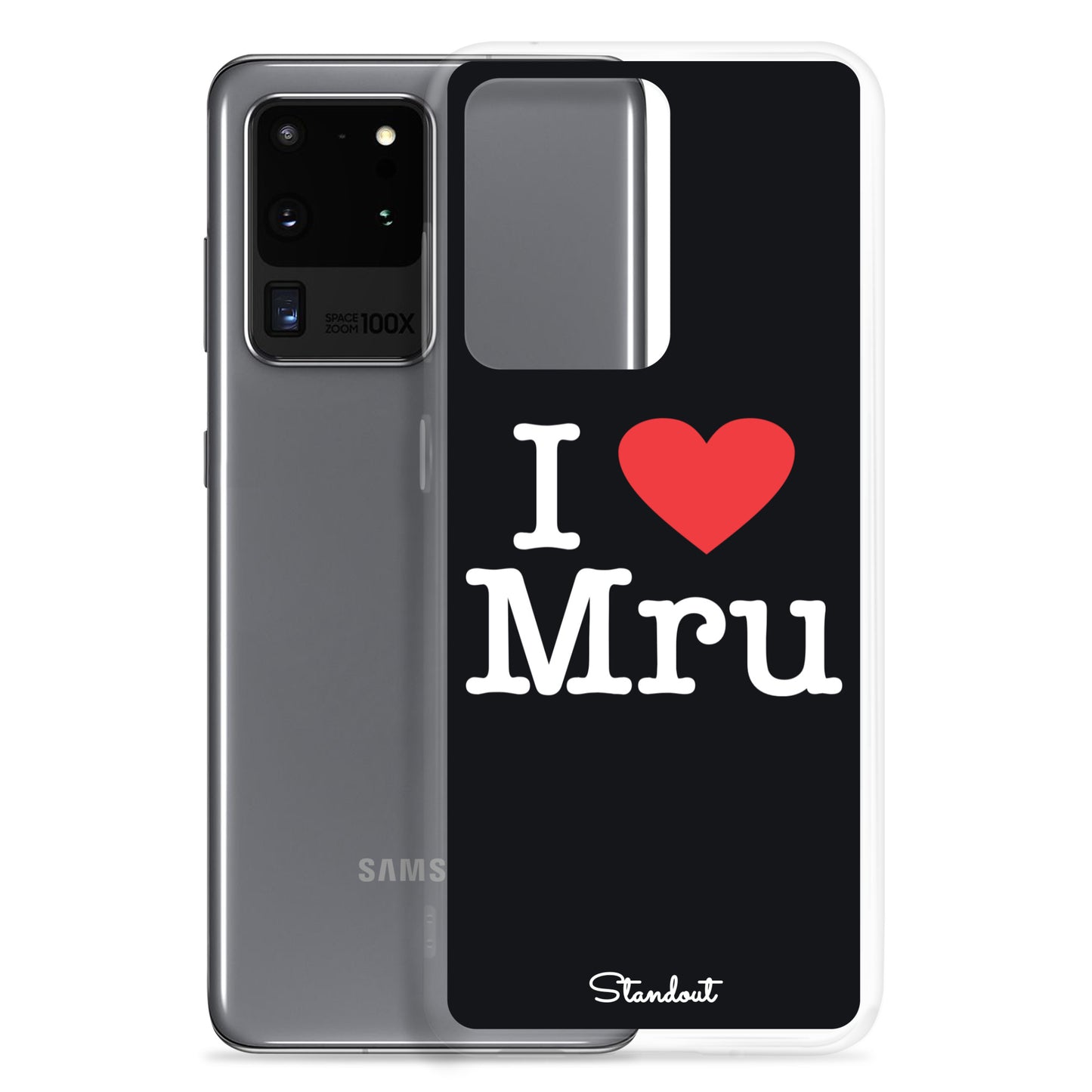 I love Mru original Clear Case for Samsung®