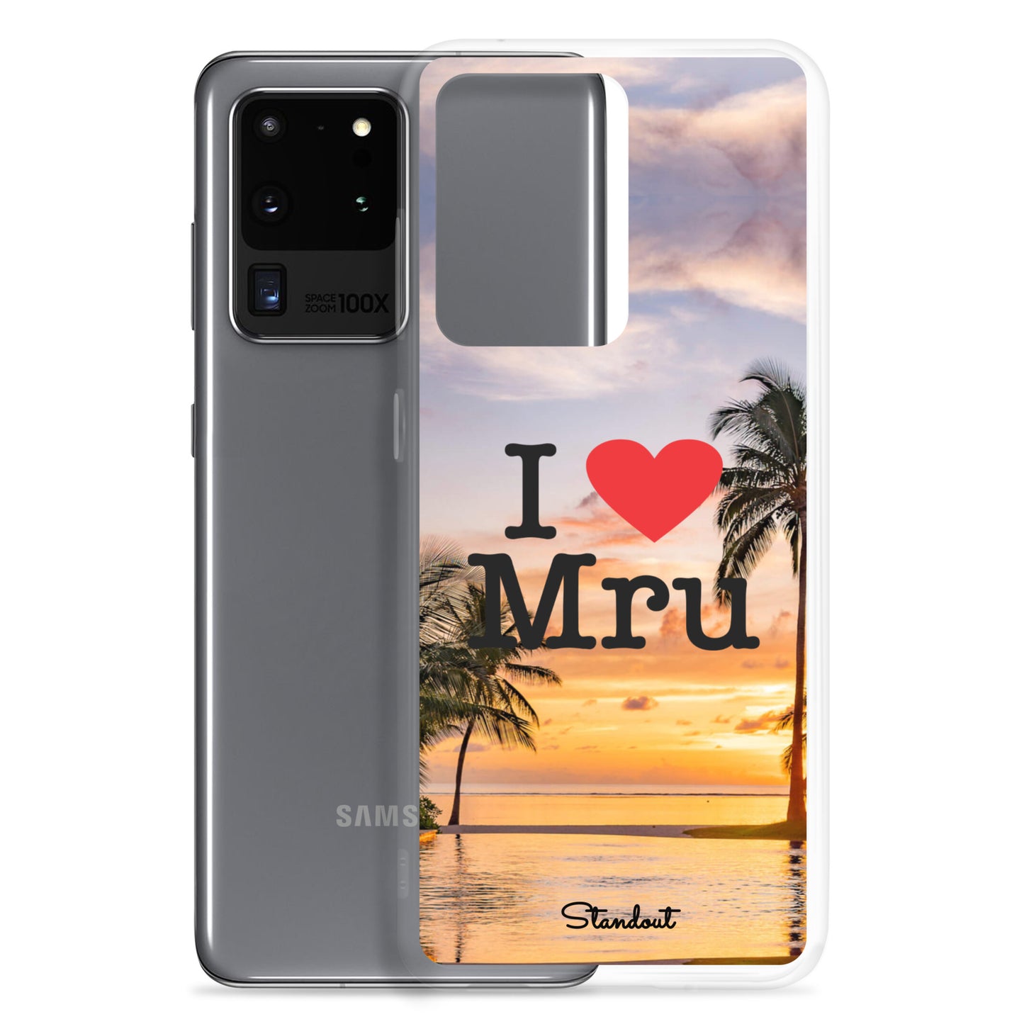 I love Mru SunsetClear Case for Samsung®