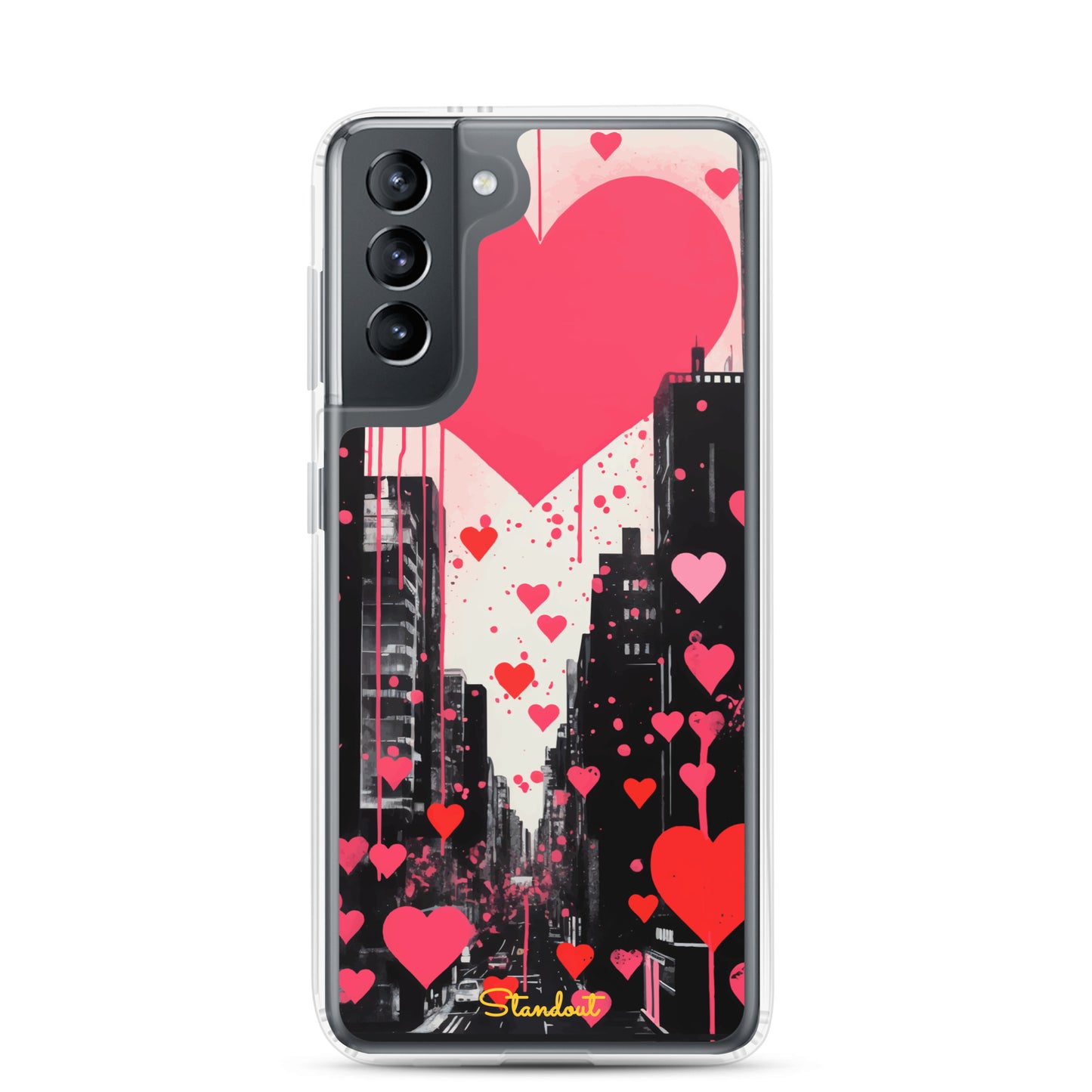 Hearts in the city  Clear Case for Samsung®