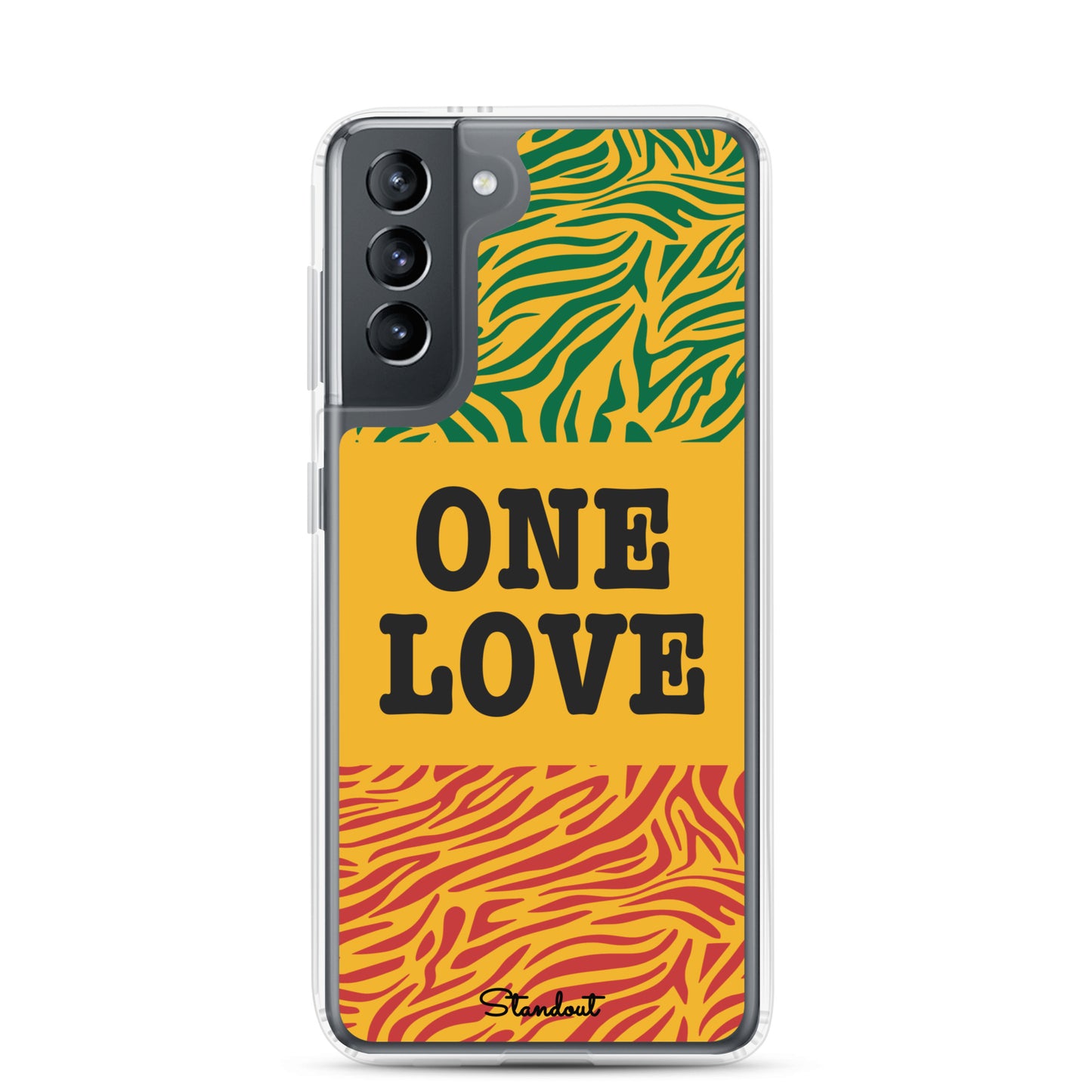 One Love Clear Case for Samsung®