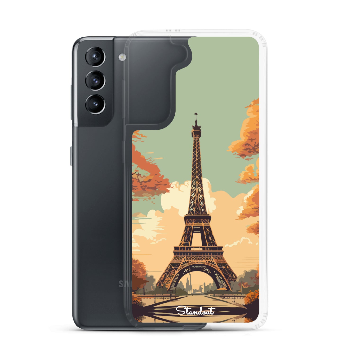 Eiffel Tower Clear Case for Samsung®