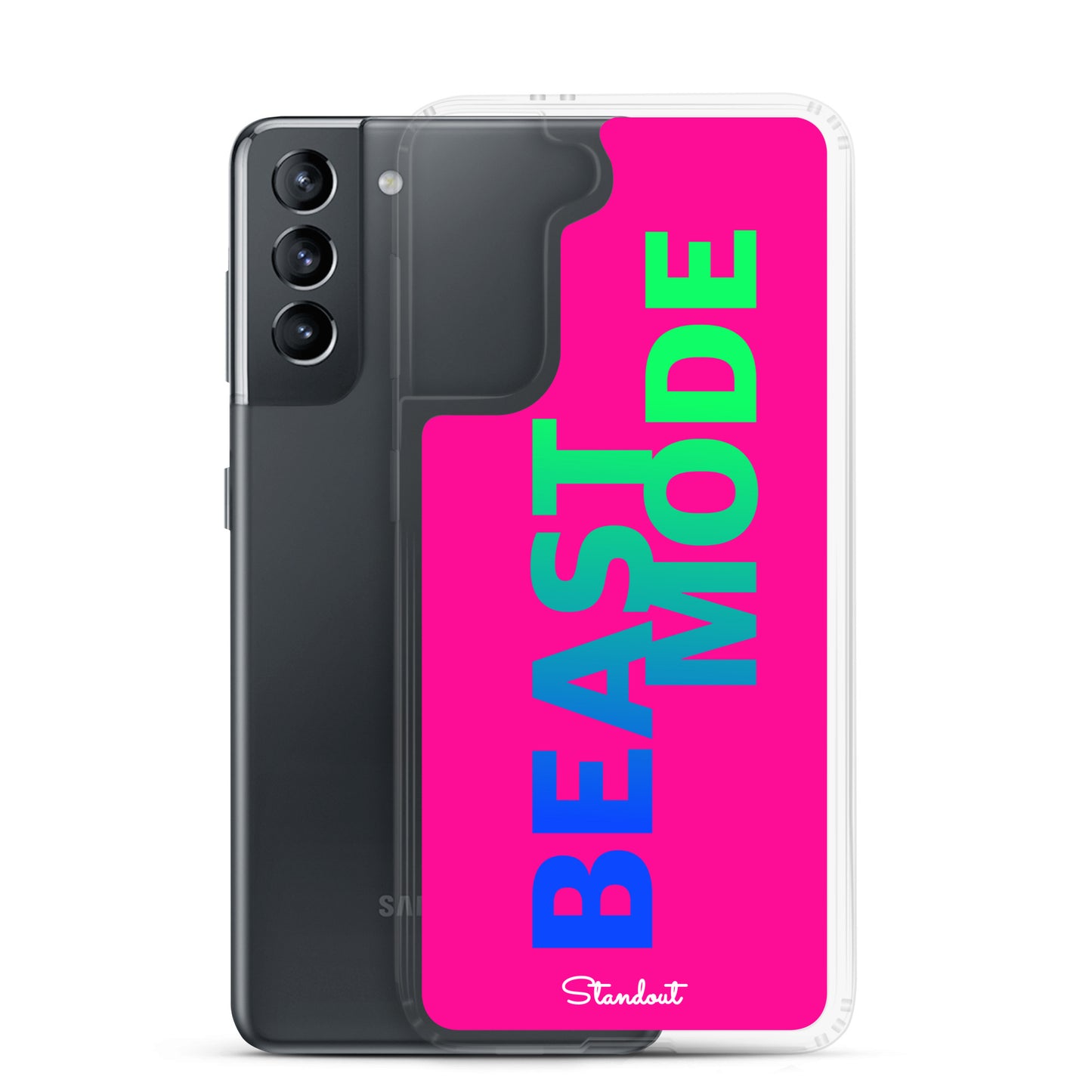 Beast Mode Clear Case for Samsung®