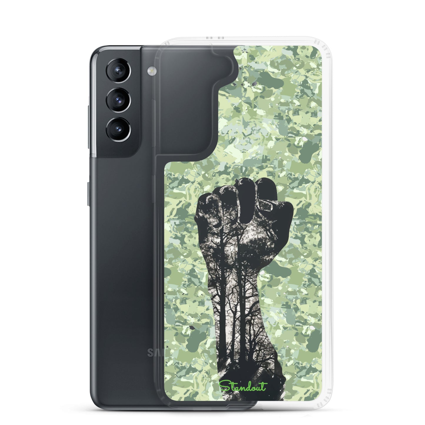 Stand up for your right Clear Case for Samsung®