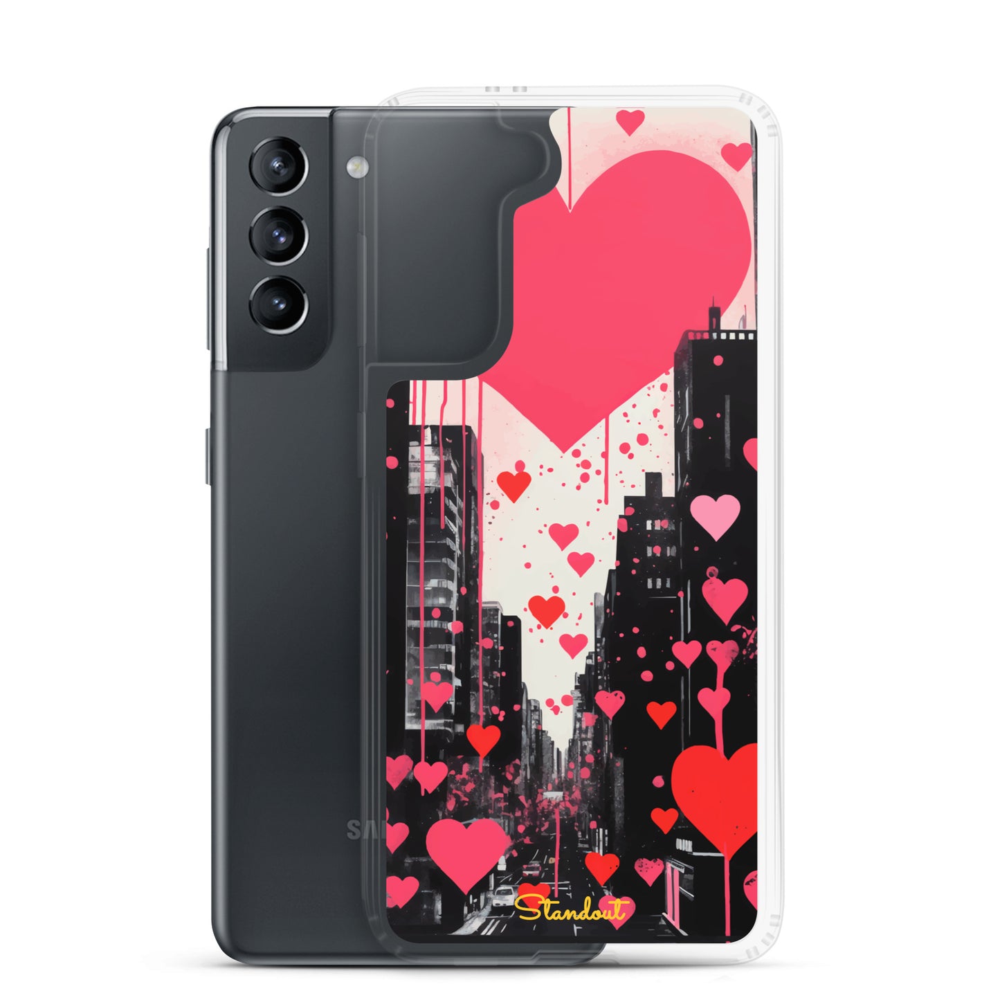 Hearts in the city  Clear Case for Samsung®