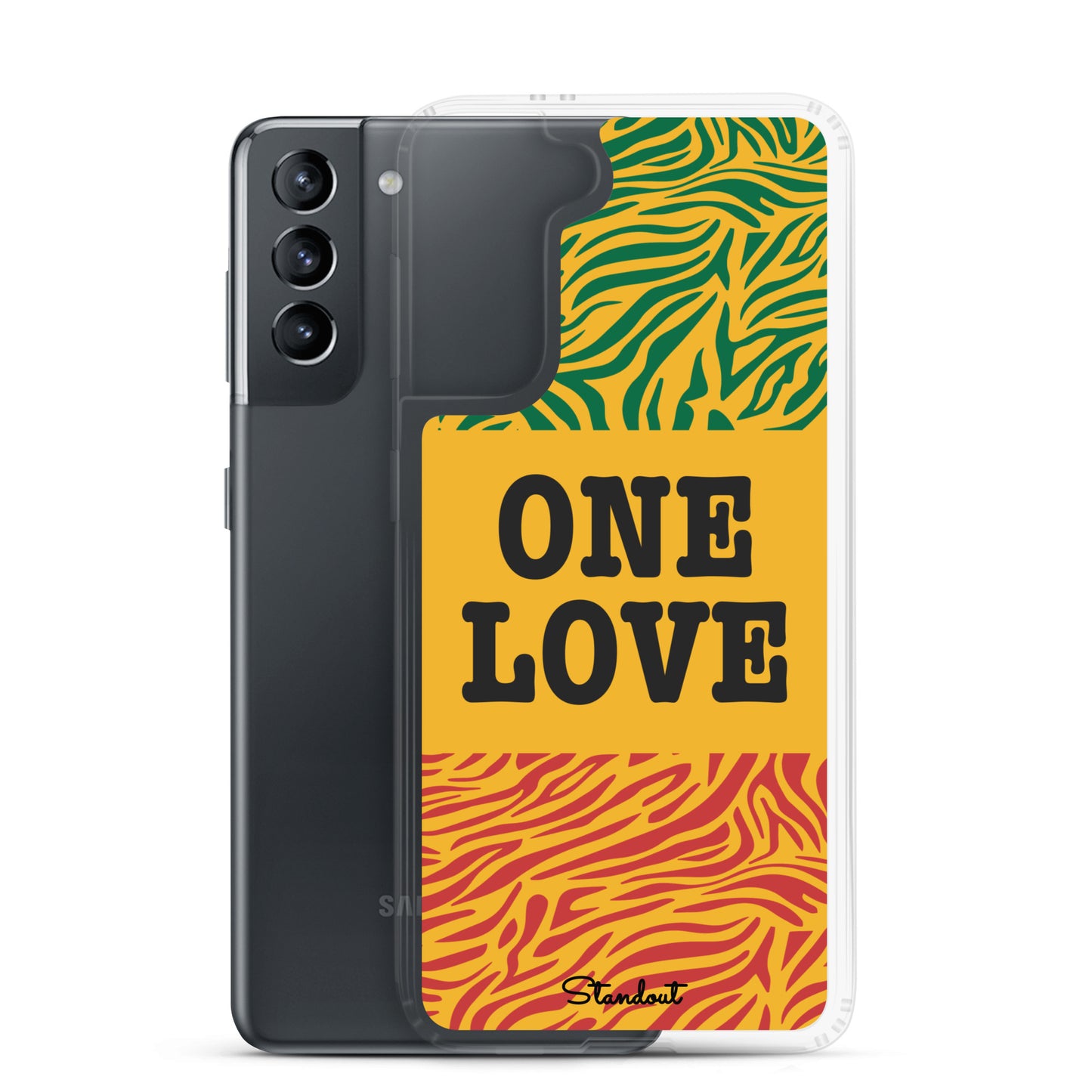 One Love Clear Case for Samsung®