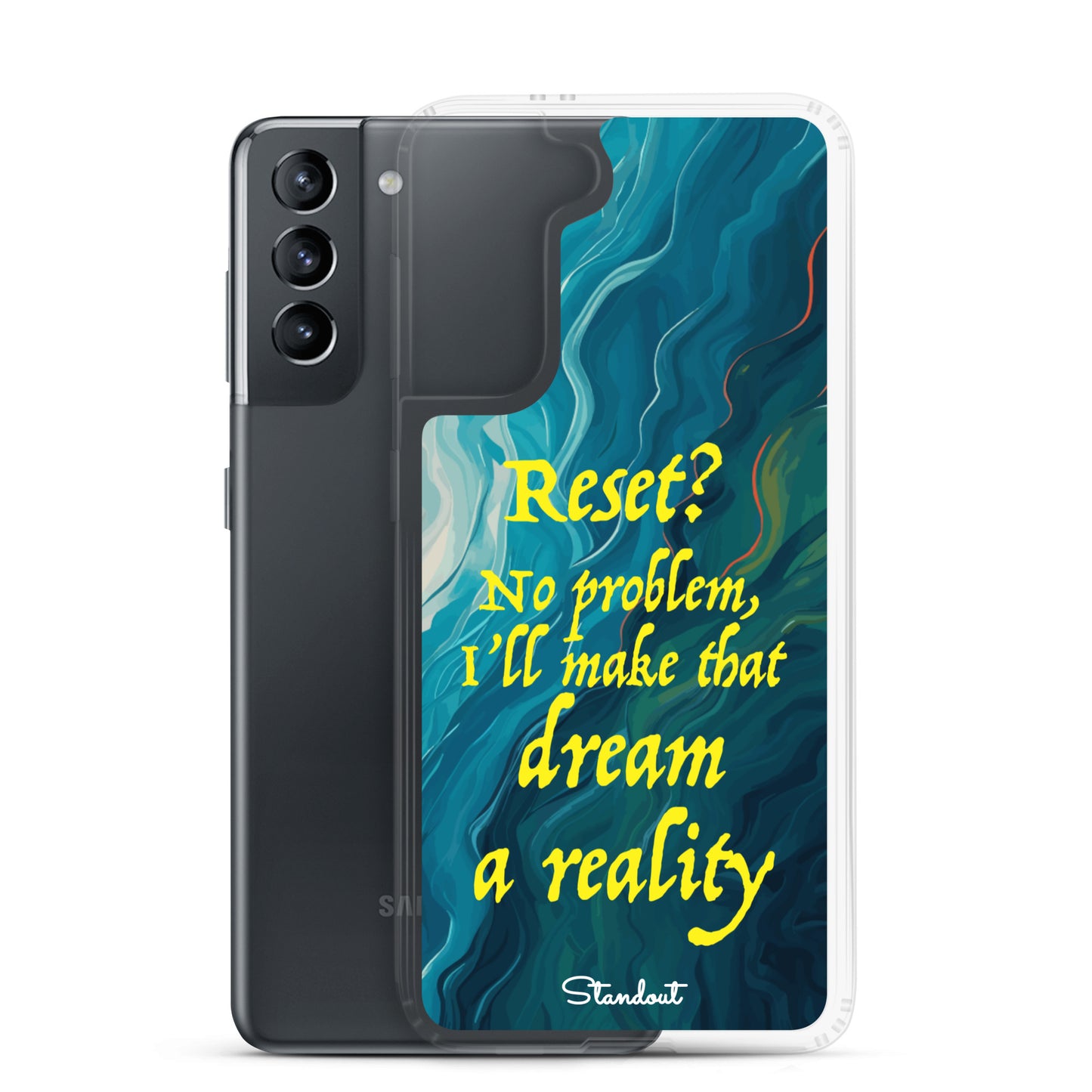 Reset in Life Clear Case for Samsung®