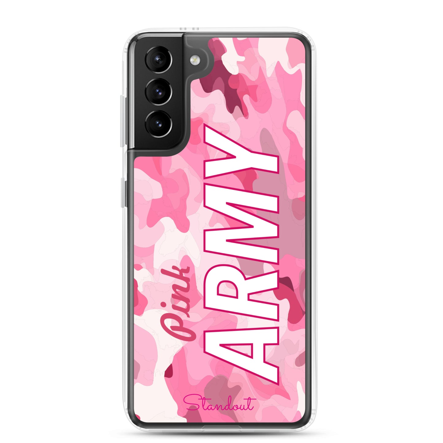 Pink Army Clear Case for Samsung® CCS086