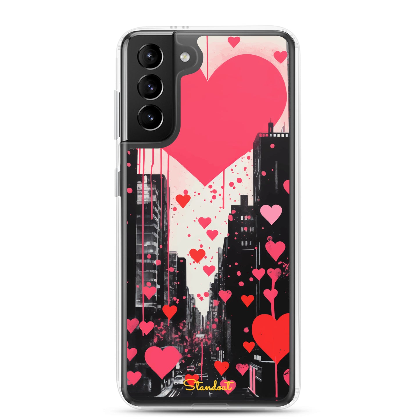 Hearts in the city  Clear Case for Samsung®