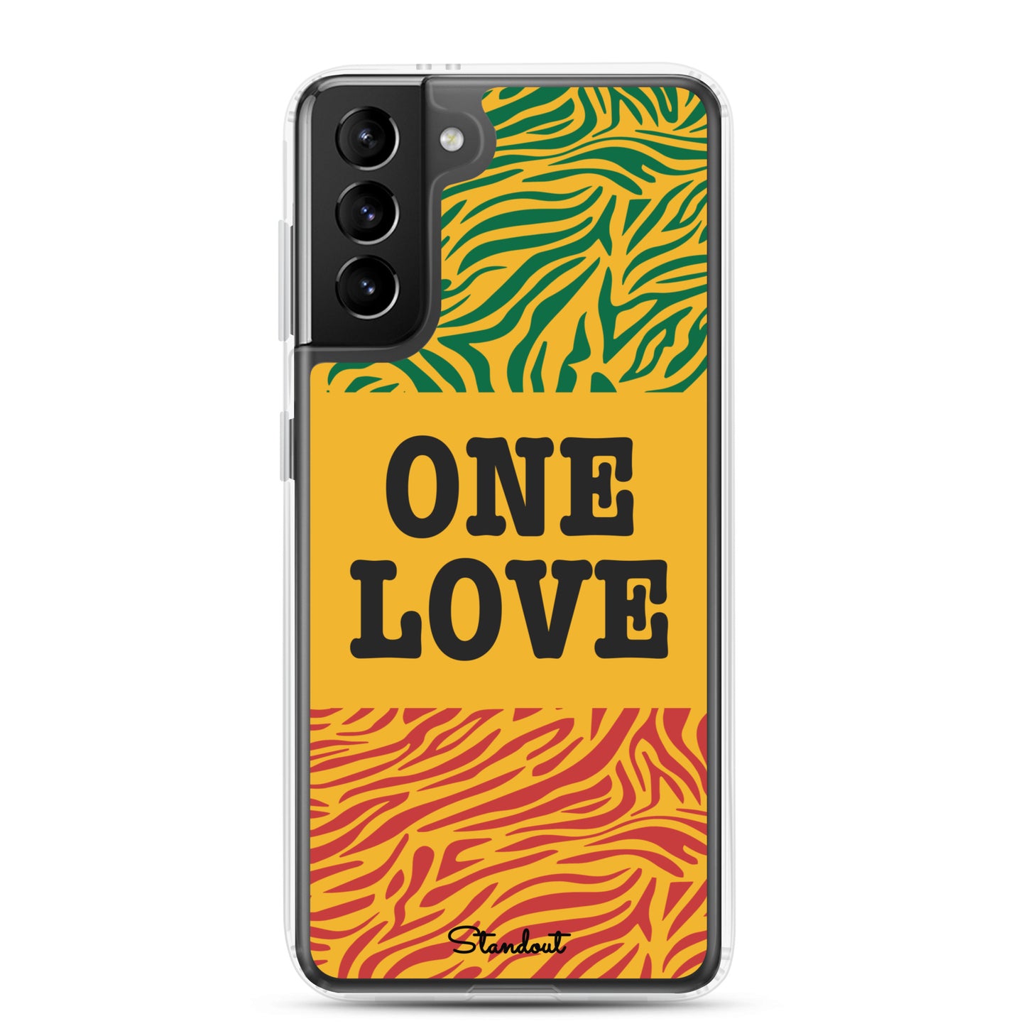 One Love Clear Case for Samsung®