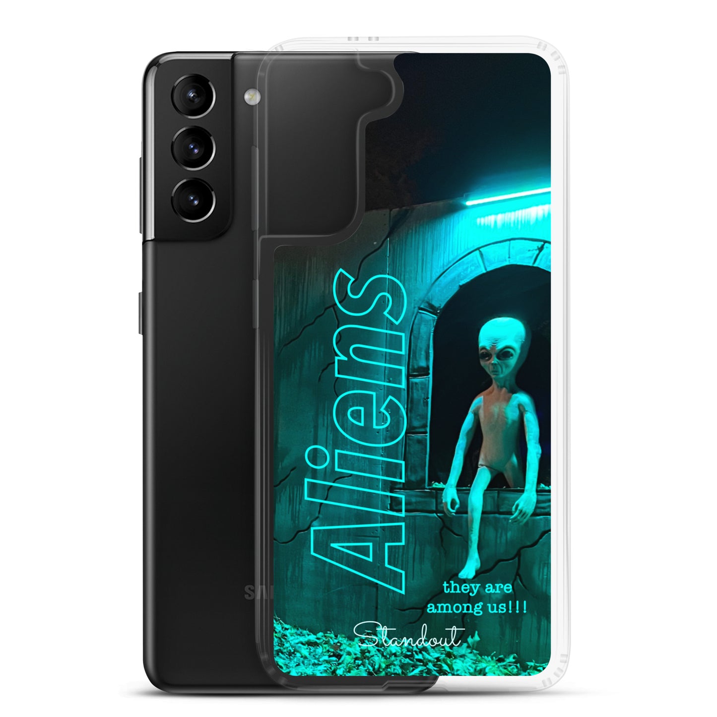 Aliens Clear Case for Samsung® CCS095