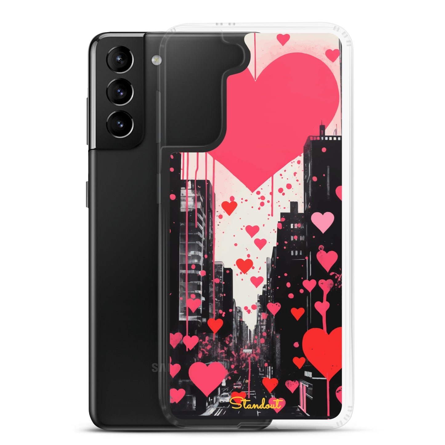 Hearts in the city  Clear Case for Samsung®