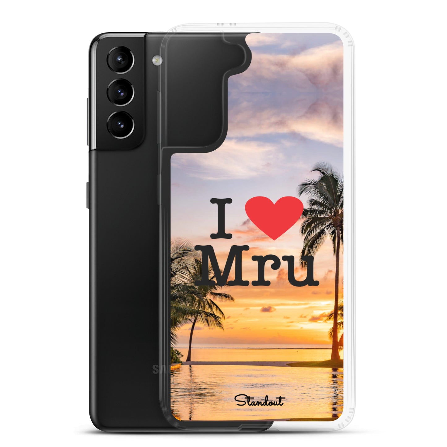 I love Mru SunsetClear Case for Samsung®