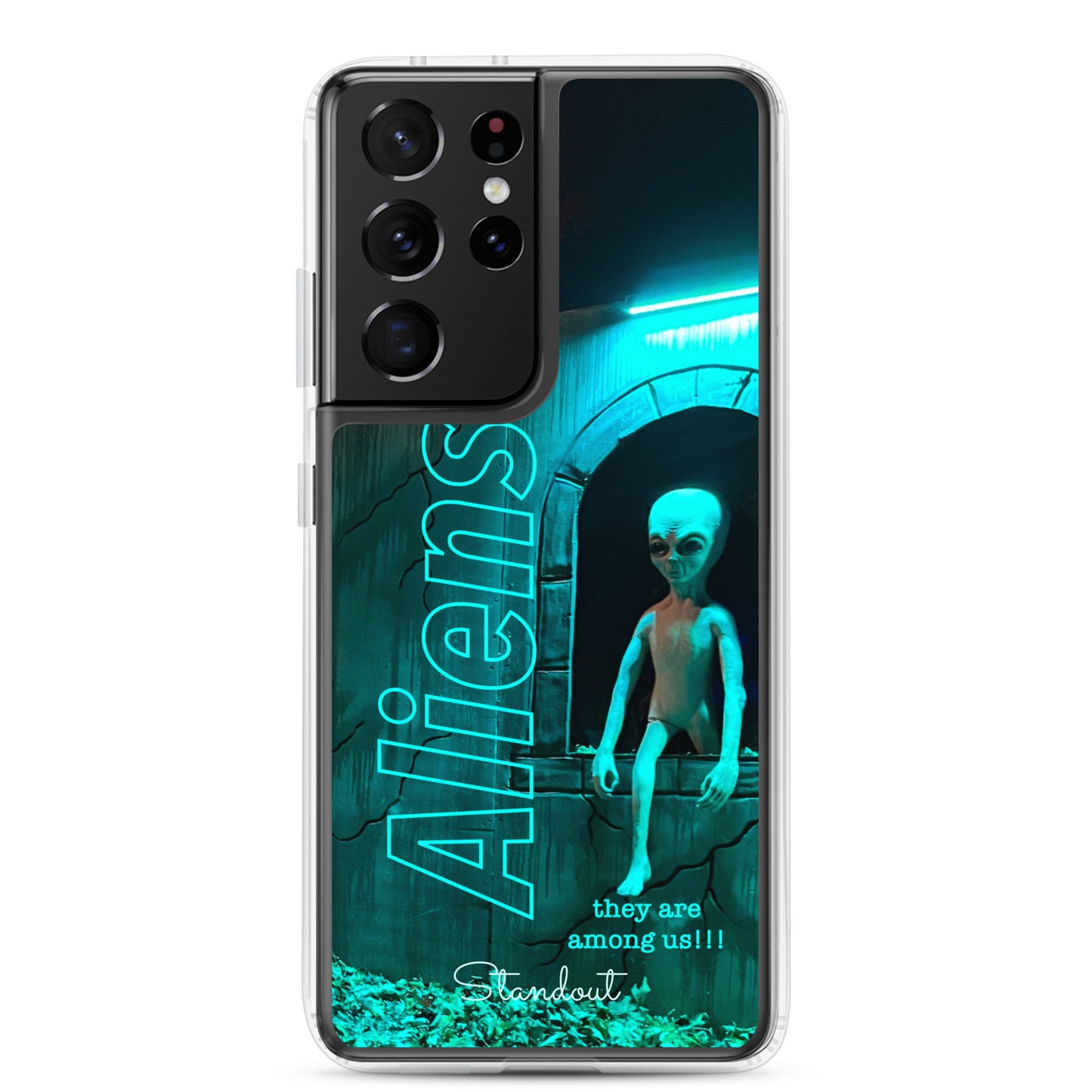 Aliens Clear Case for Samsung® CCS095