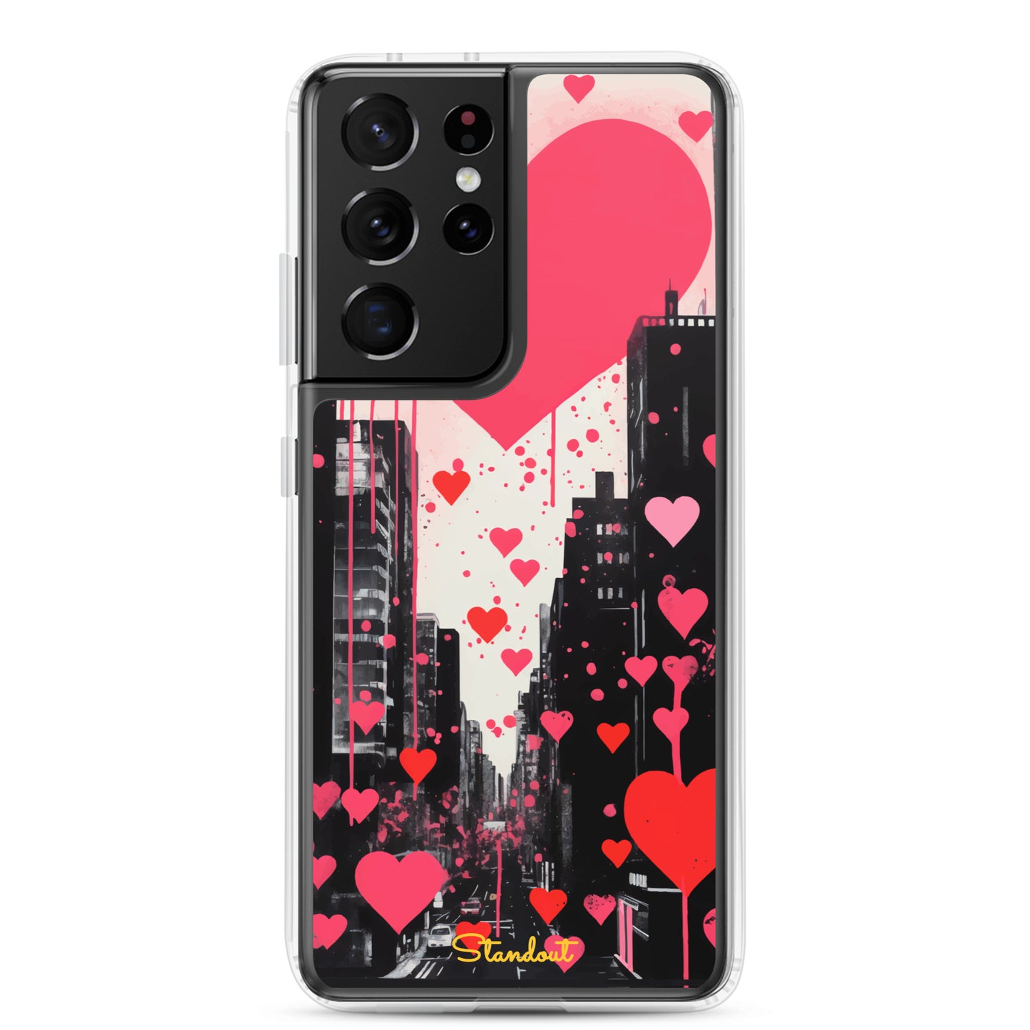 Hearts in the city  Clear Case for Samsung®