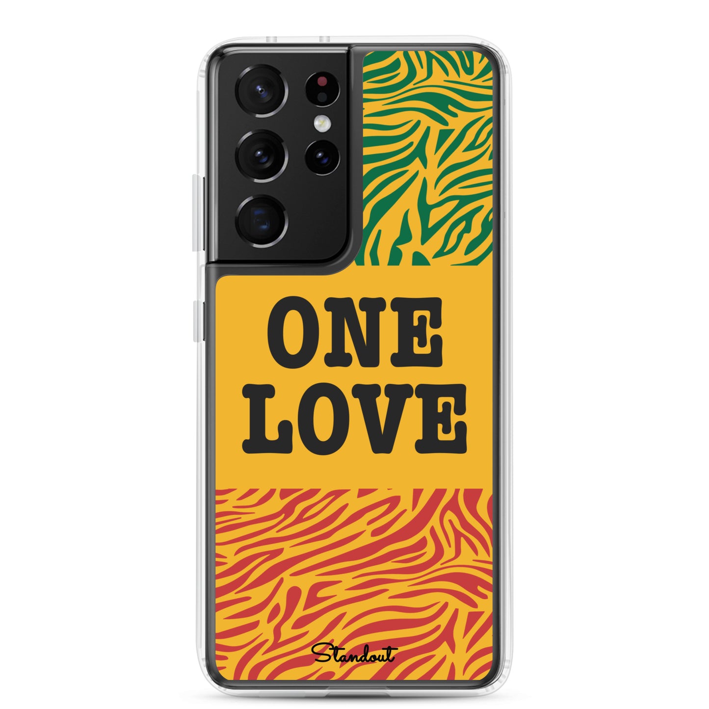 One Love Clear Case for Samsung®