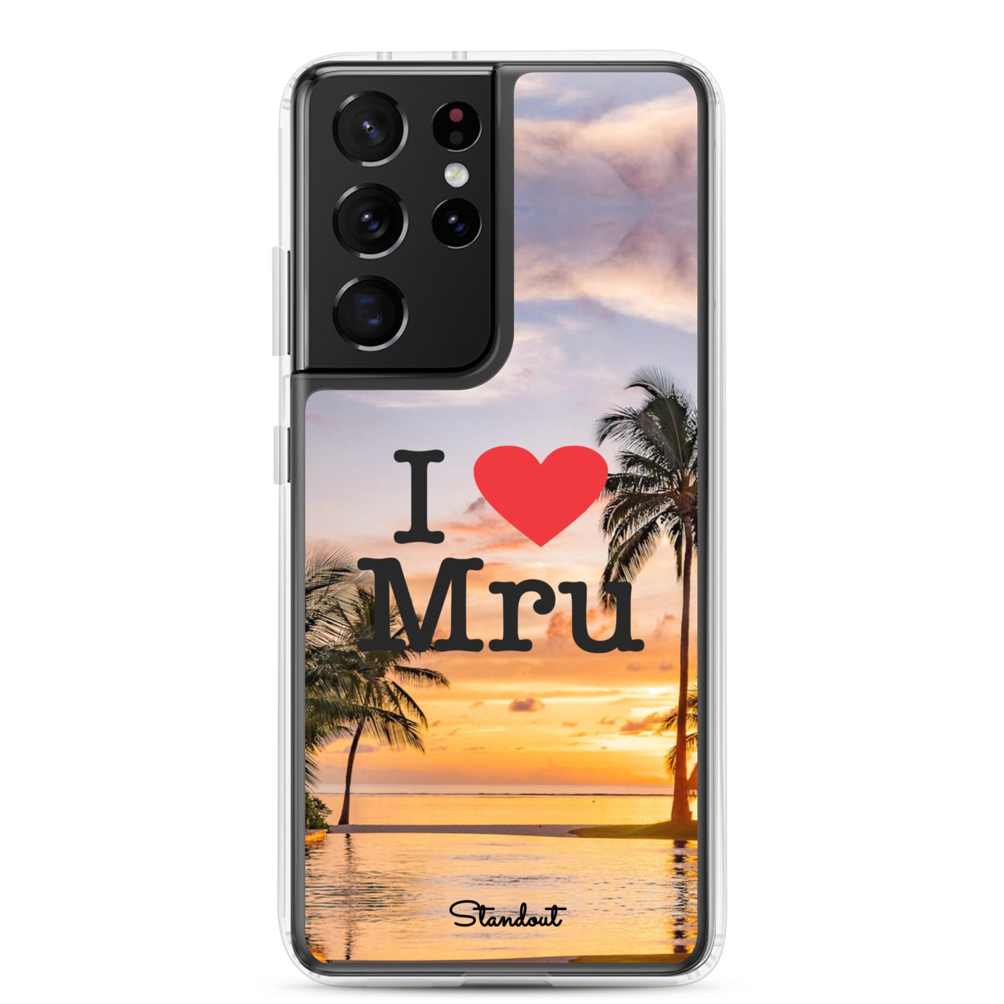 I love Mru SunsetClear Case for Samsung®