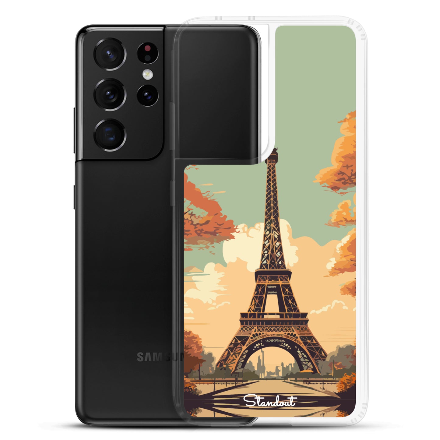 Eiffel Tower Clear Case for Samsung®