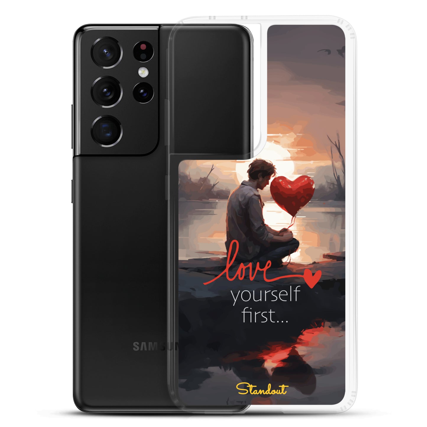 Love yourself Clear Case for Samsung®