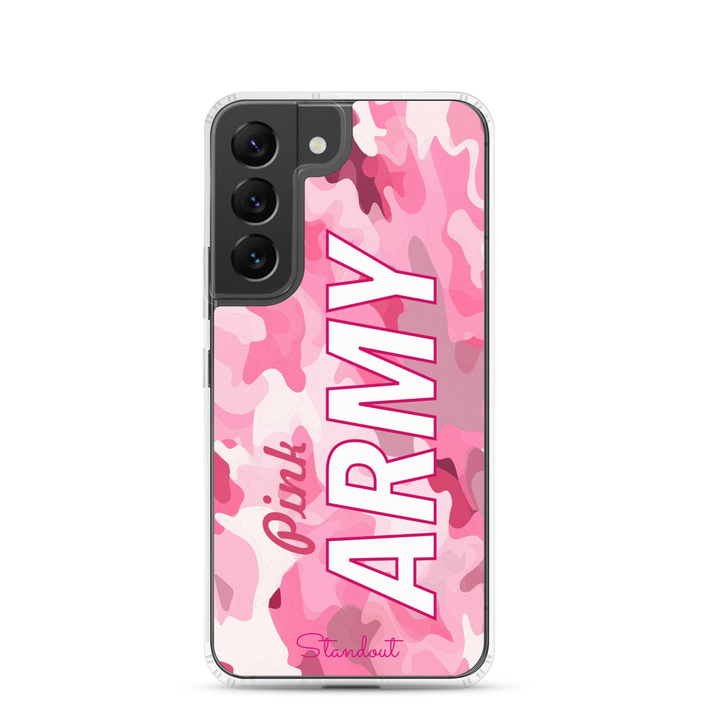 Pink Army Clear Case for Samsung® CCS086