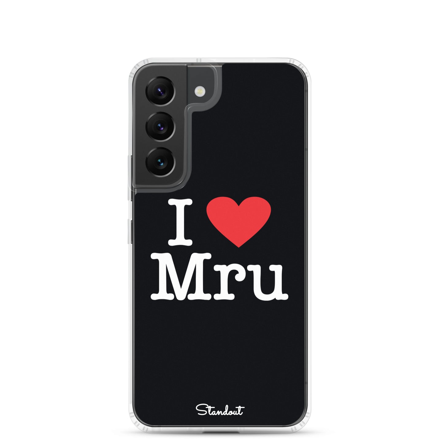 I love Mru original Clear Case for Samsung®