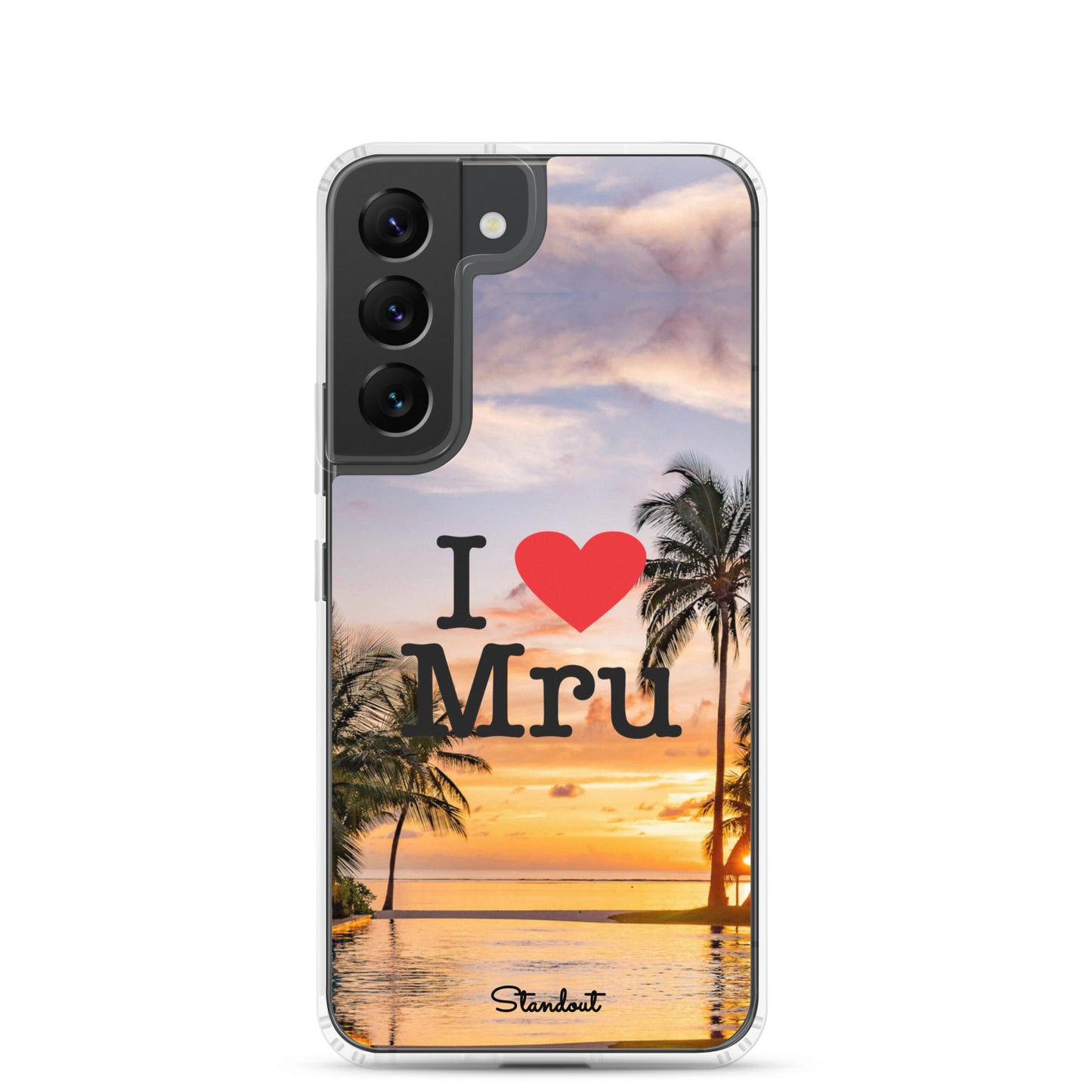 I love Mru SunsetClear Case for Samsung®