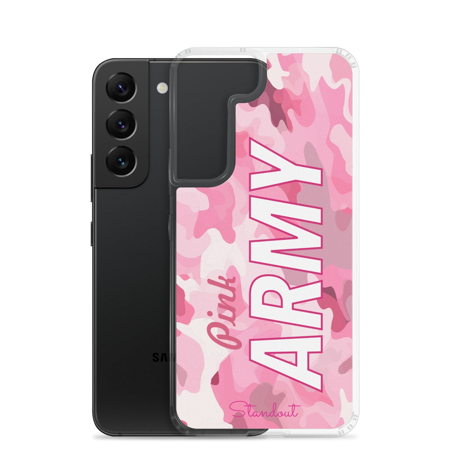 Pink Army Clear Case for Samsung® CCS086