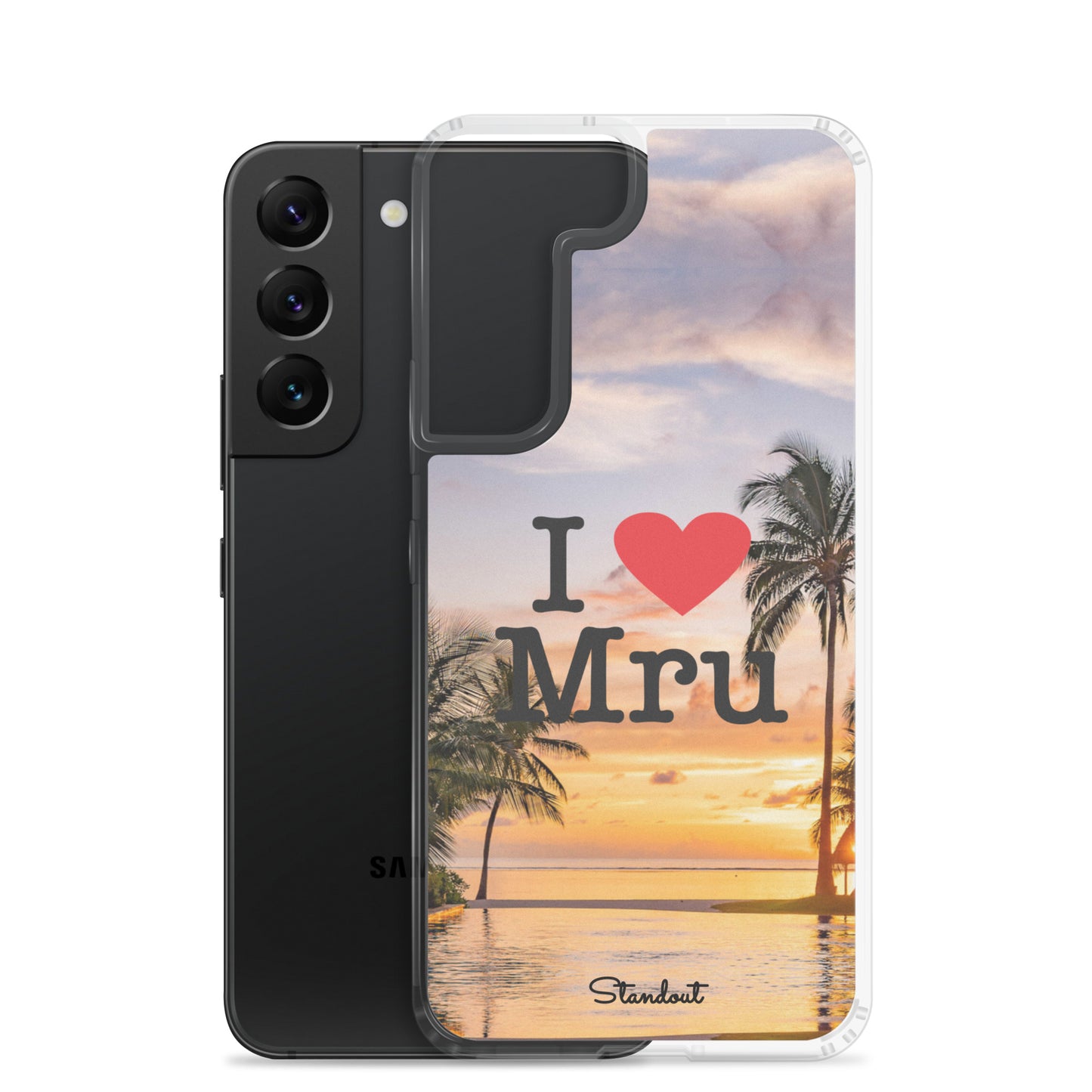 I love Mru SunsetClear Case for Samsung®