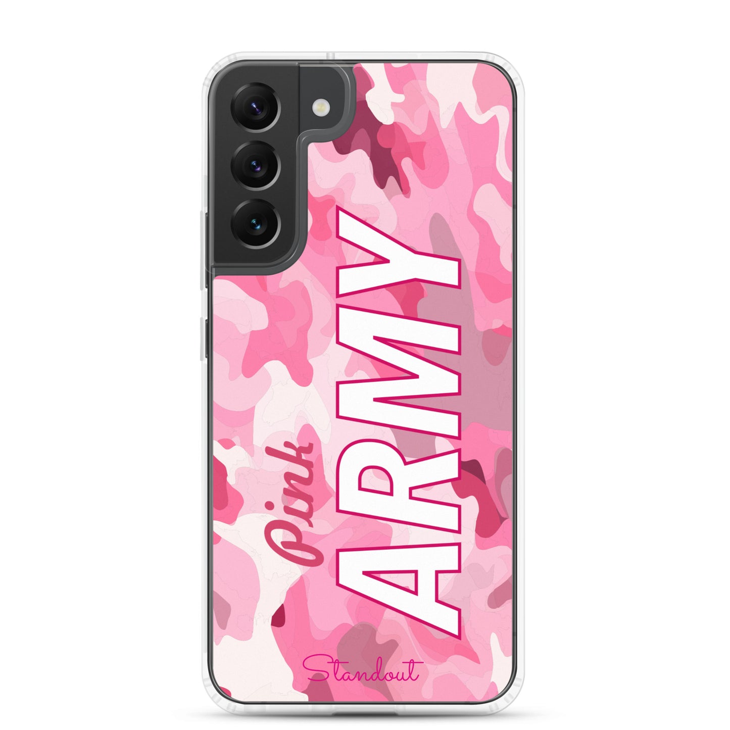 Pink Army Clear Case for Samsung® CCS086