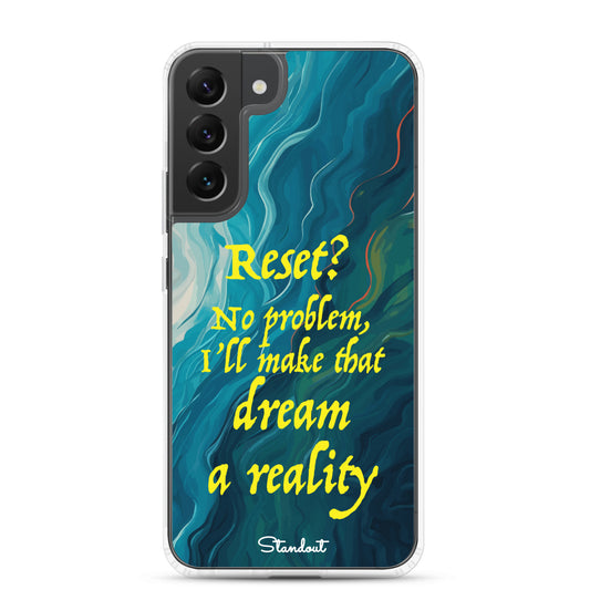 Reset in Life Clear Case for Samsung®