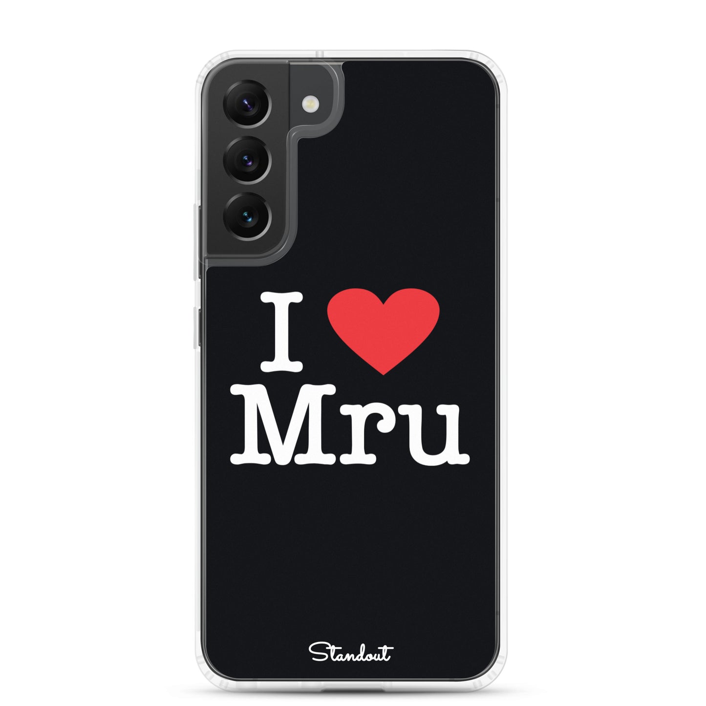 I love Mru original Clear Case for Samsung®