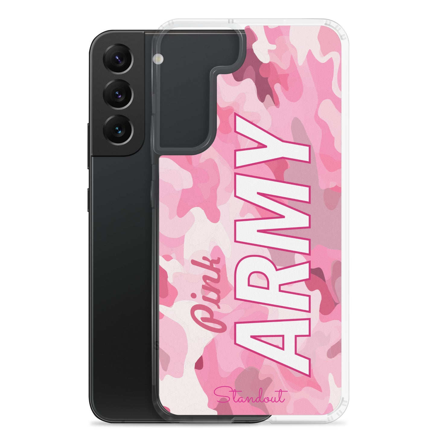 Pink Army Clear Case for Samsung® CCS086