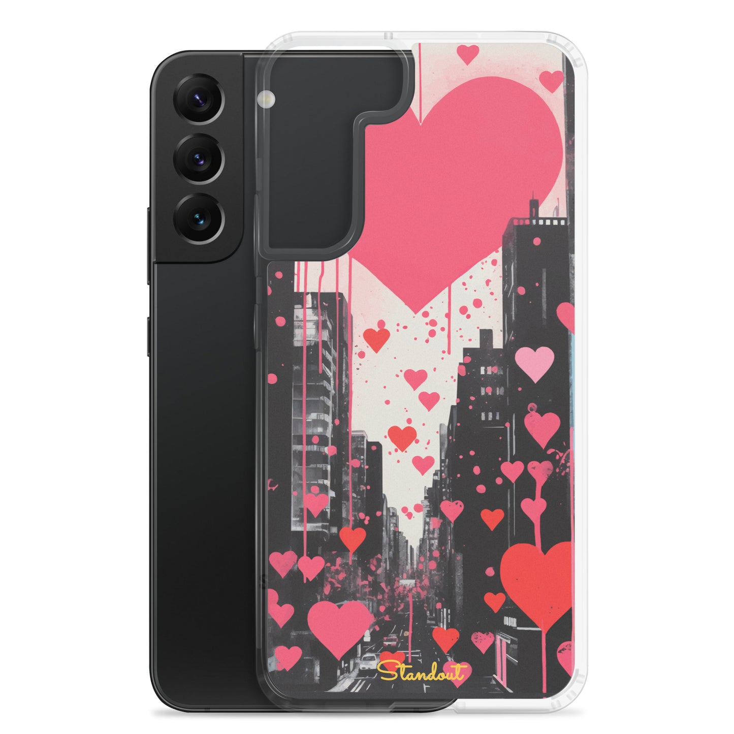 Hearts in the city  Clear Case for Samsung®