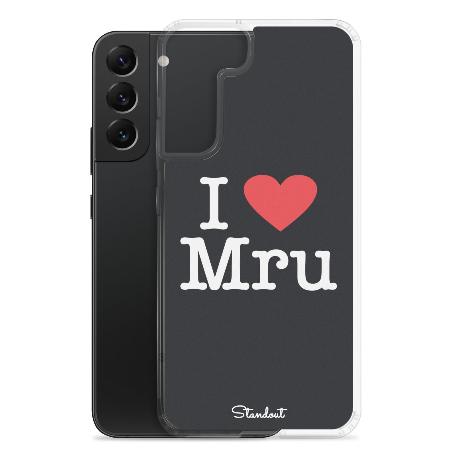 I love Mru original Clear Case for Samsung®