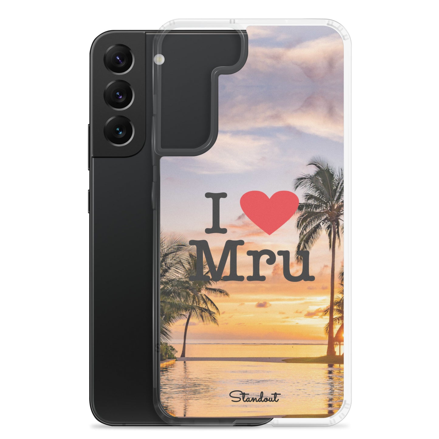 I love Mru SunsetClear Case for Samsung®