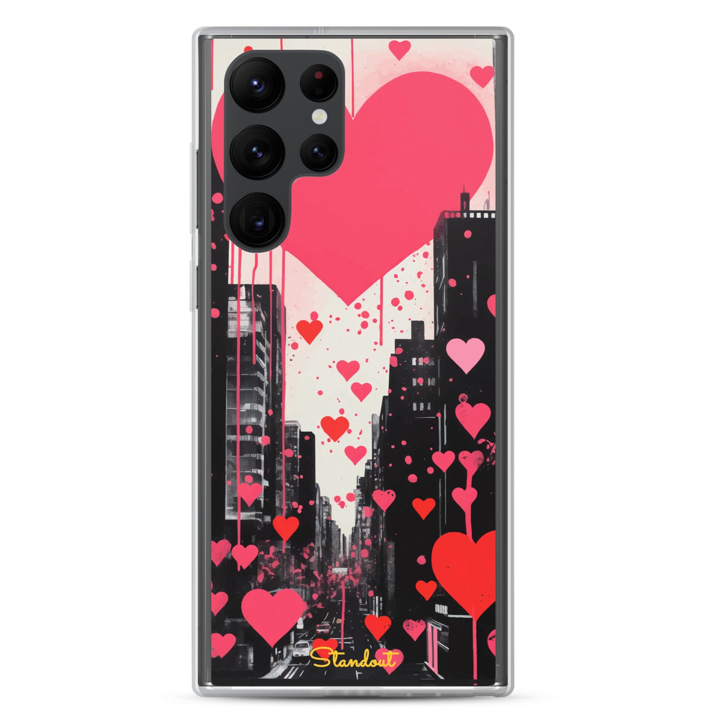 Hearts in the city  Clear Case for Samsung®