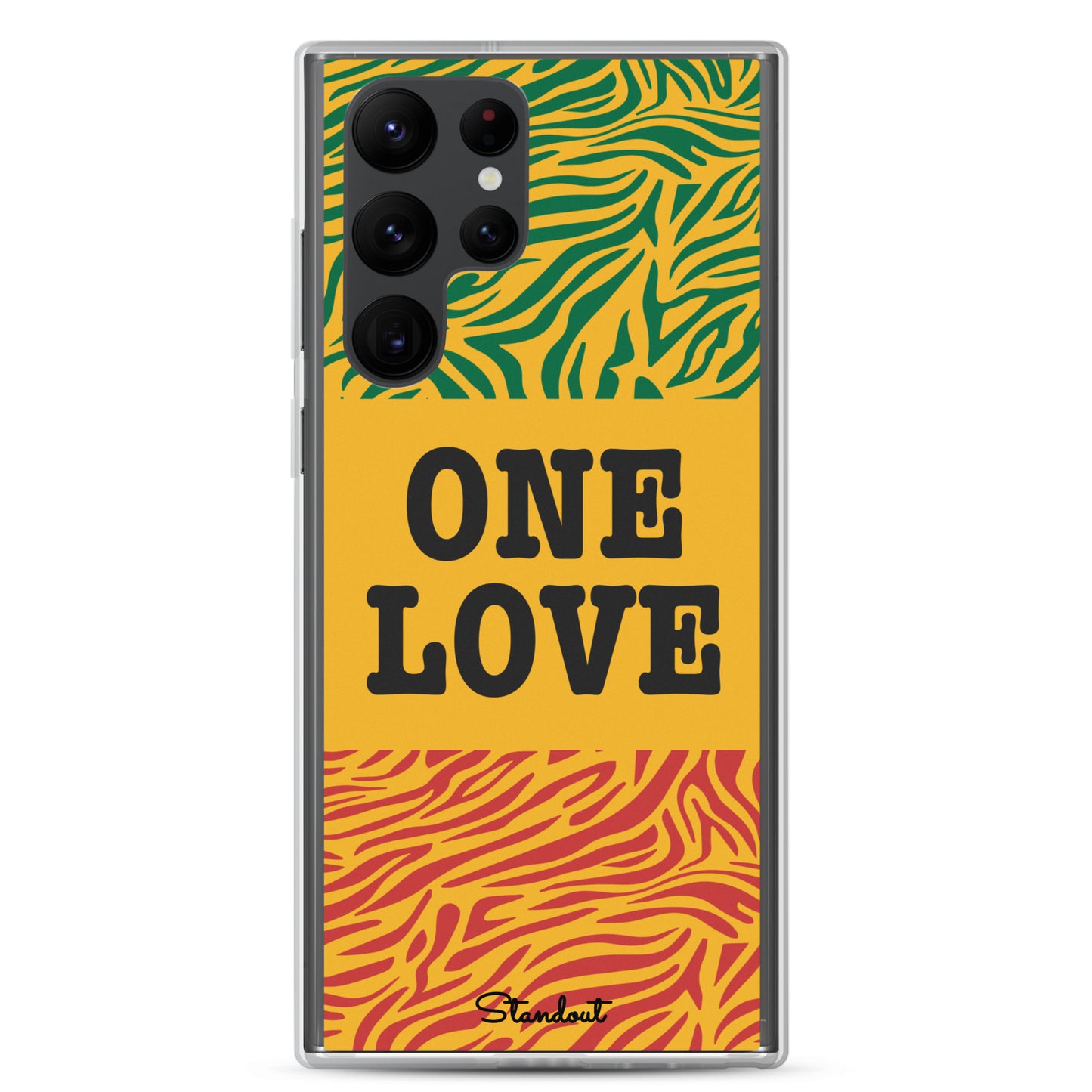 One Love Clear Case for Samsung®