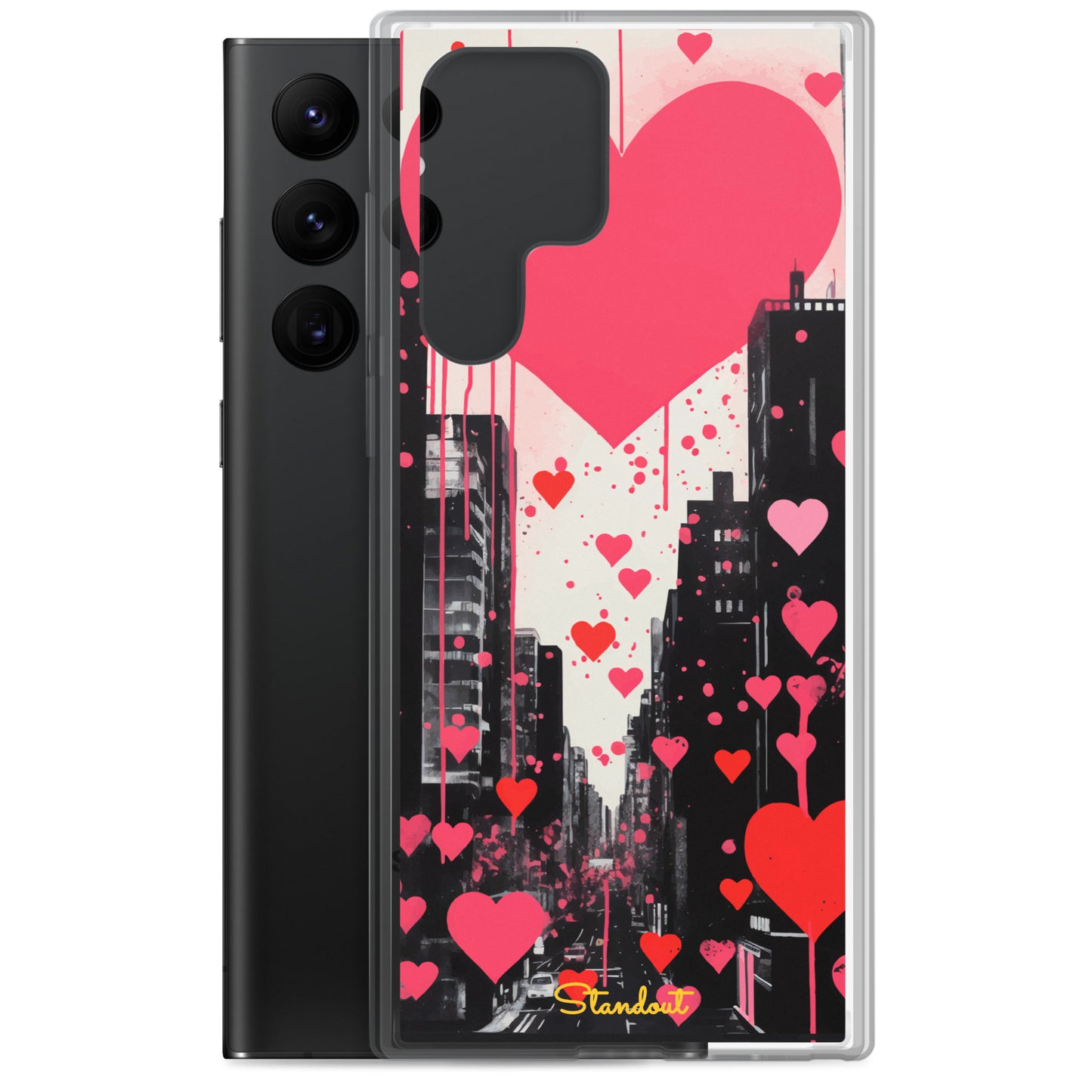 Hearts in the city  Clear Case for Samsung®