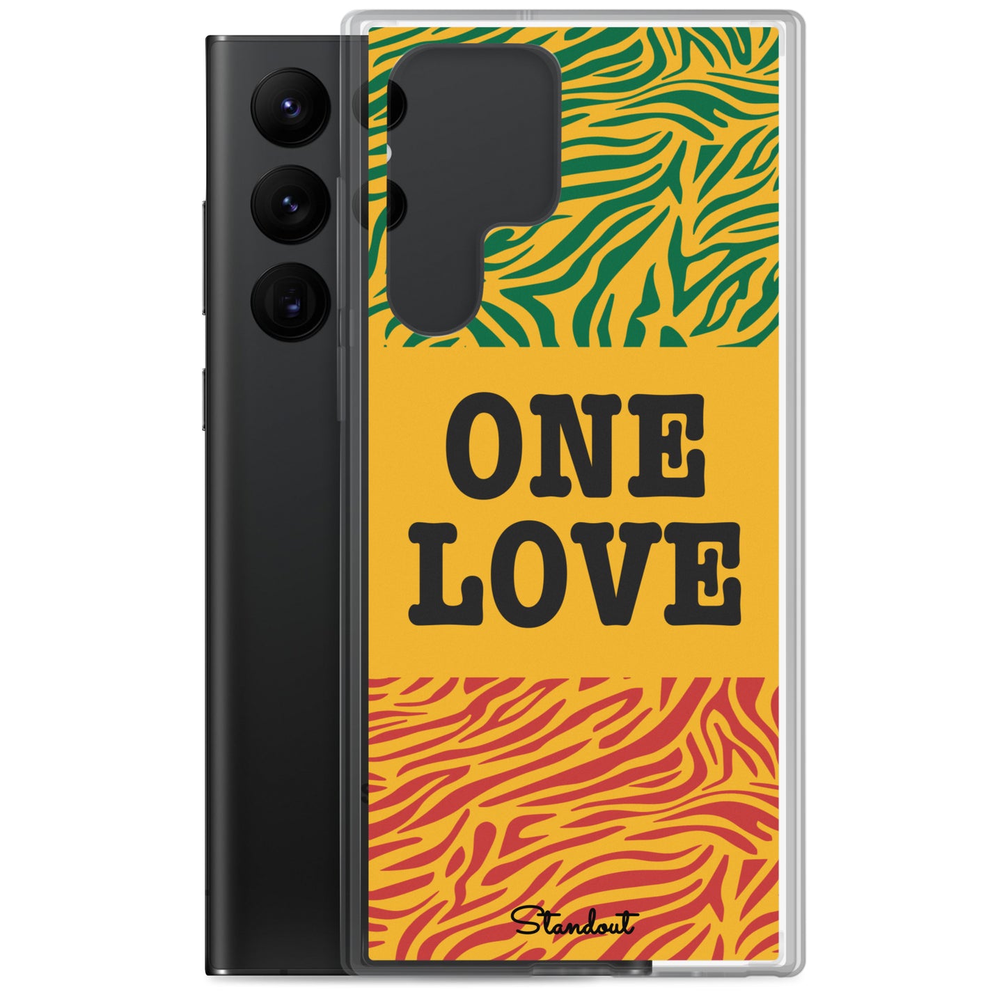 One Love Clear Case for Samsung®