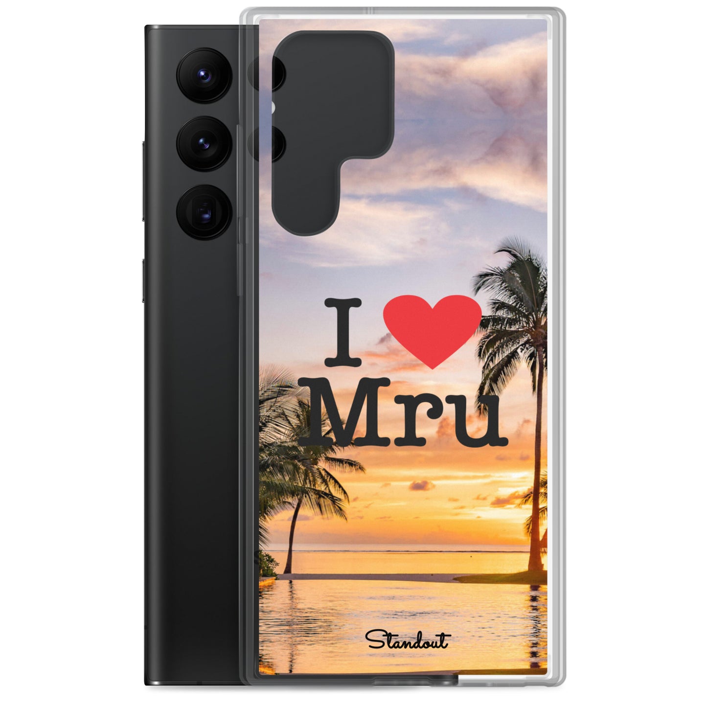 I love Mru SunsetClear Case for Samsung®