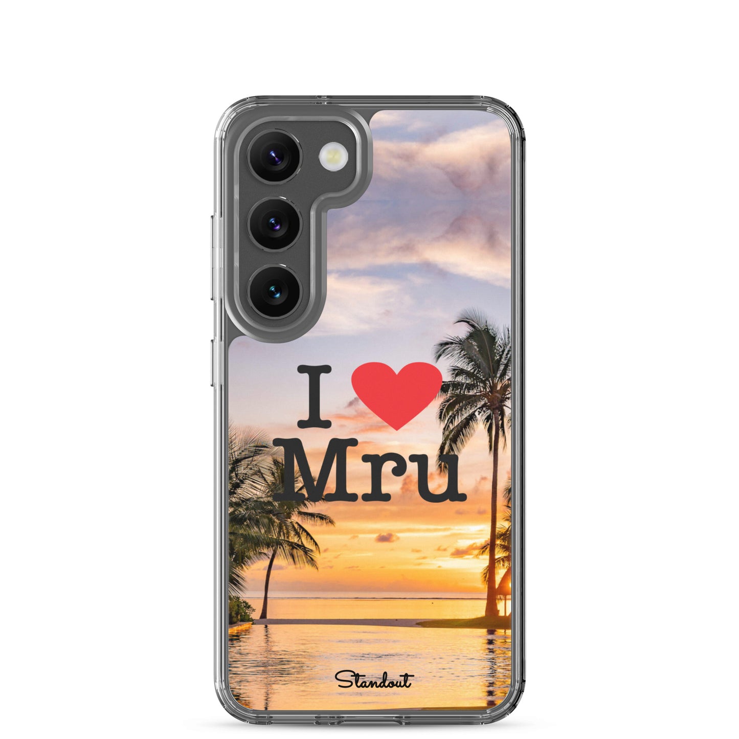 I love Mru SunsetClear Case for Samsung®