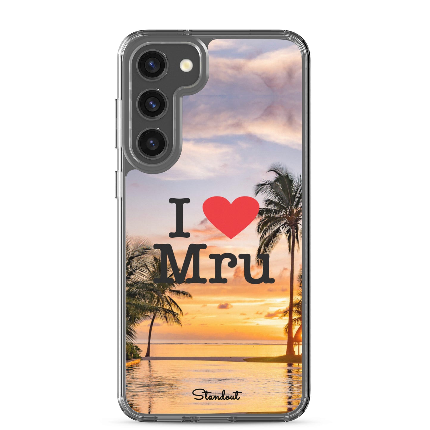 I love Mru SunsetClear Case for Samsung®