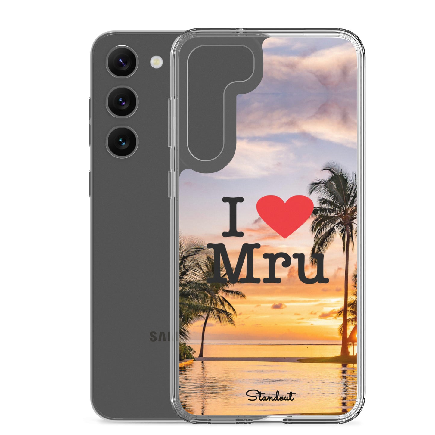 I love Mru SunsetClear Case for Samsung®