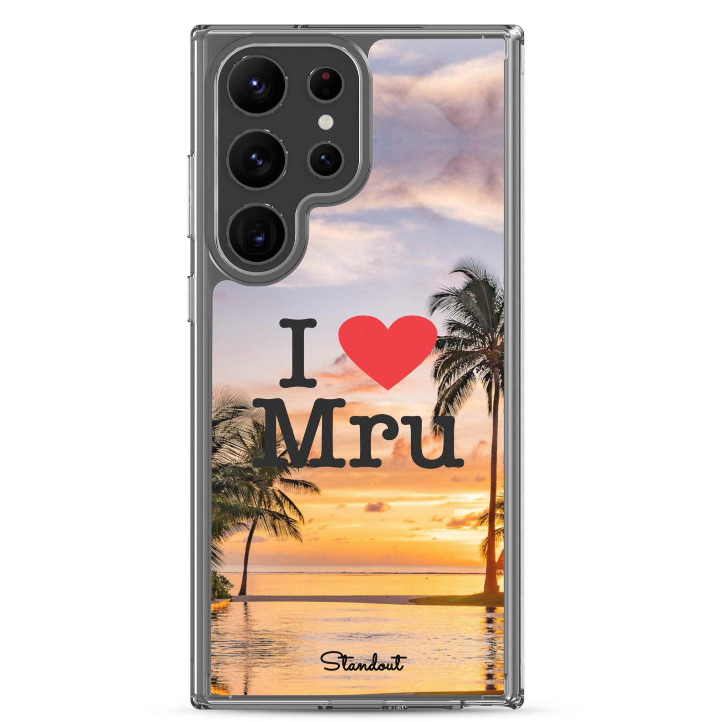 I love Mru SunsetClear Case for Samsung®