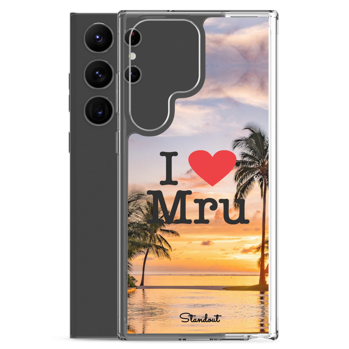 I love Mru SunsetClear Case for Samsung®