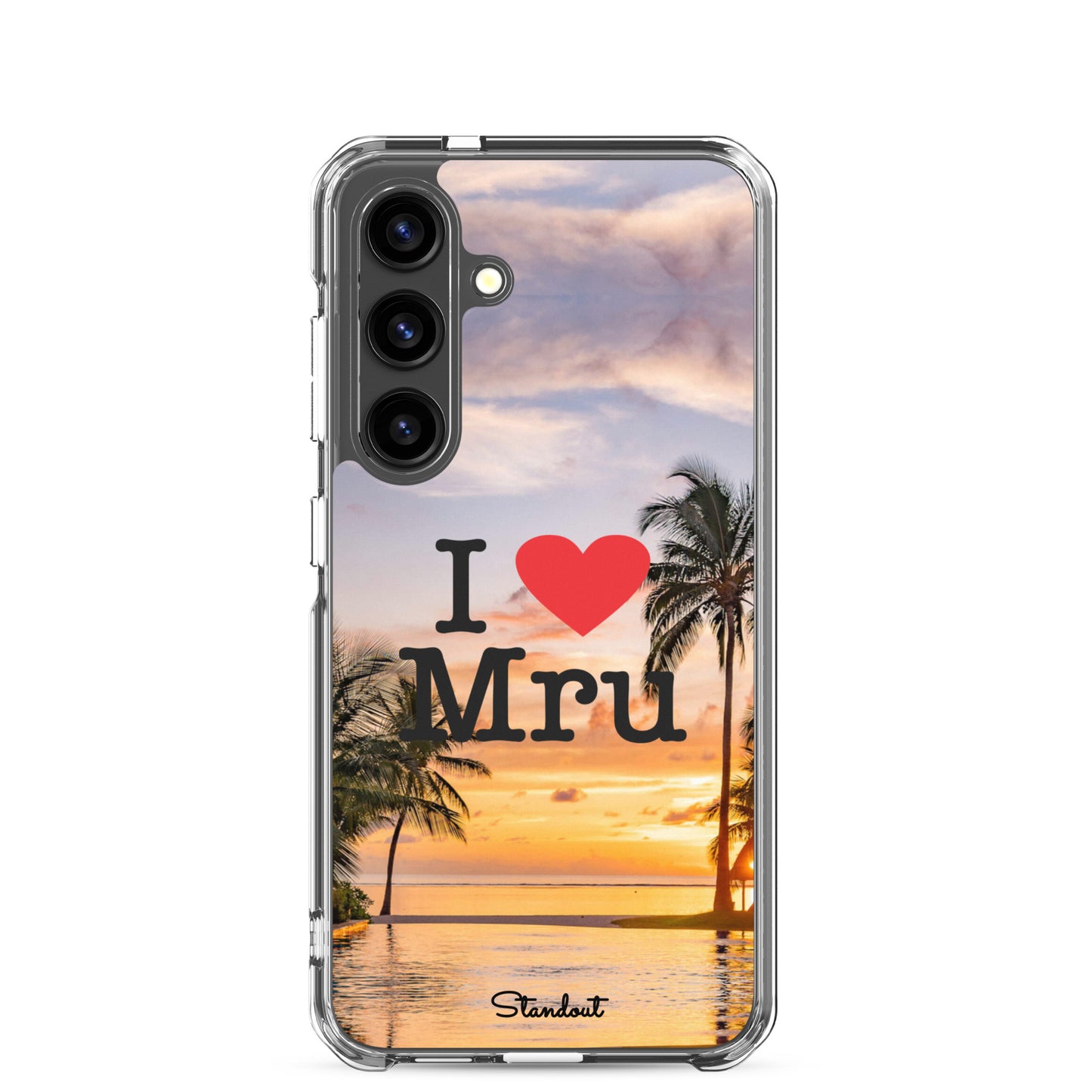 I love Mru SunsetClear Case for Samsung®