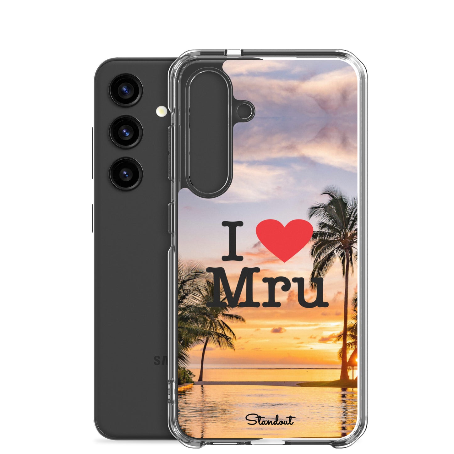 I love Mru SunsetClear Case for Samsung®