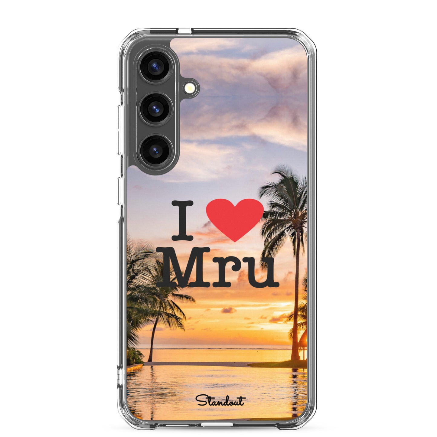 I love Mru SunsetClear Case for Samsung®