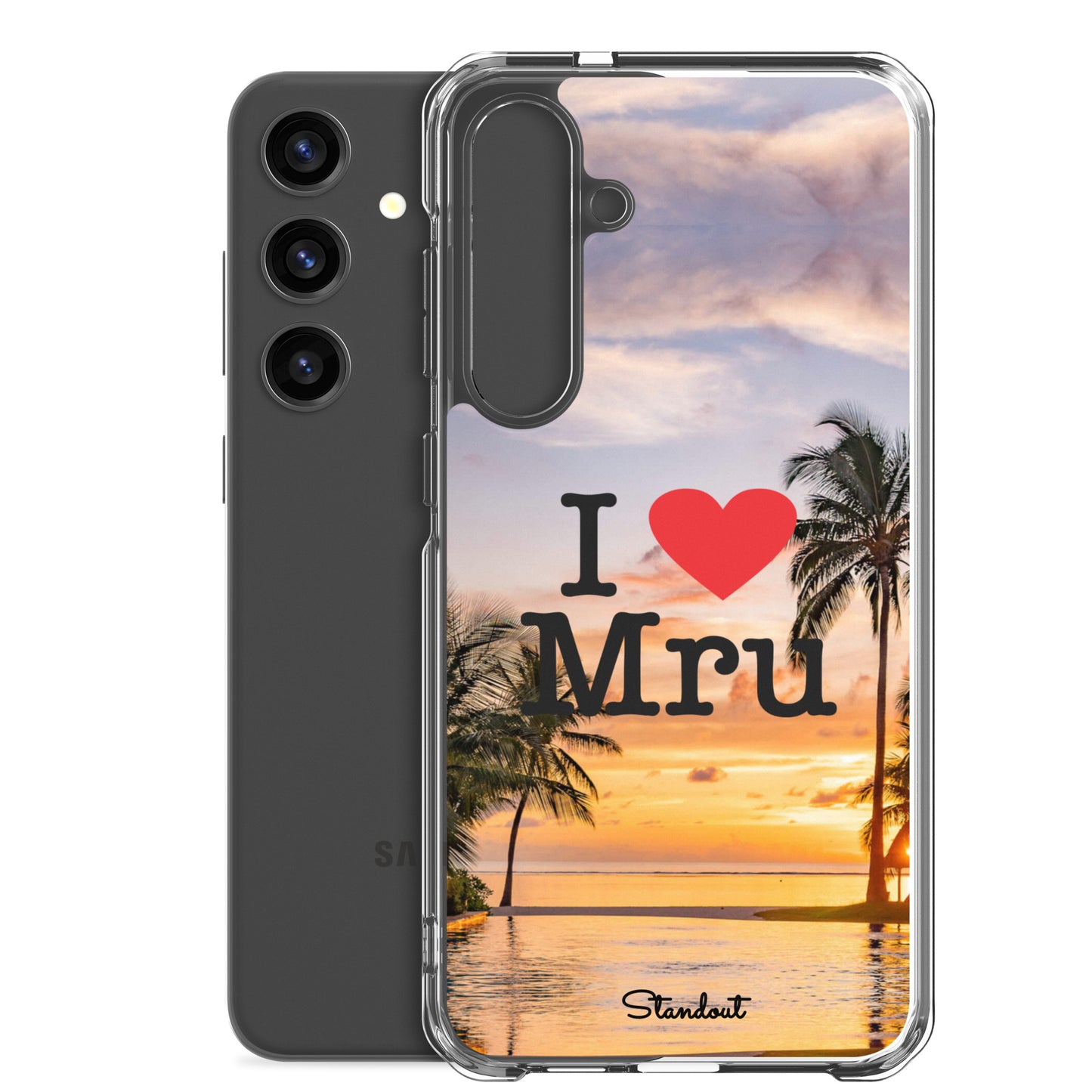 I love Mru SunsetClear Case for Samsung®