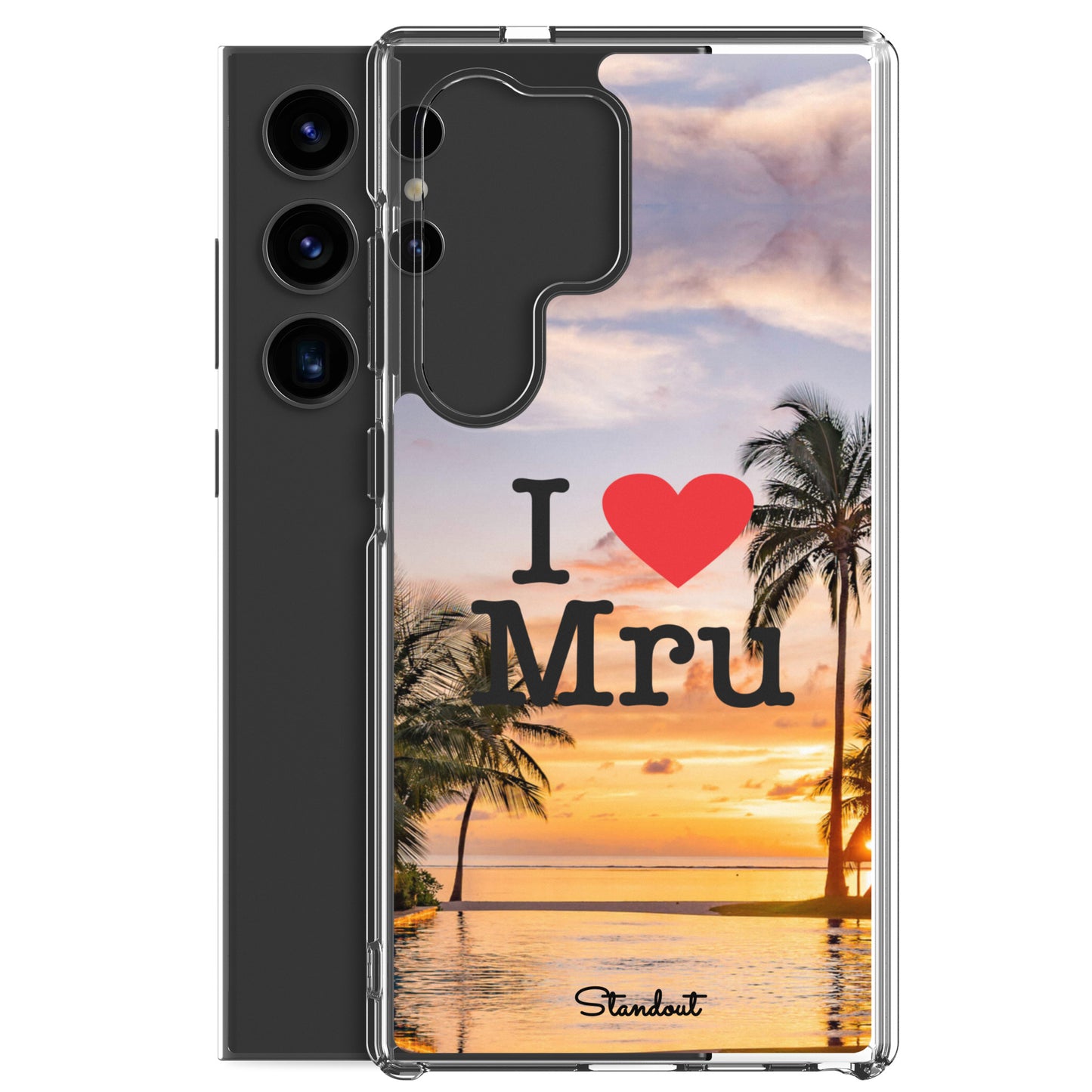 I love Mru SunsetClear Case for Samsung®